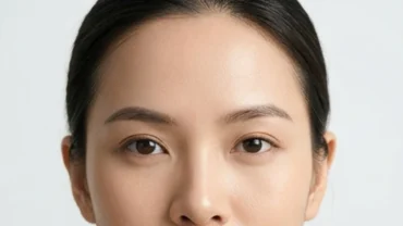 Khuôn mặt người Á Đông với vùng trán sáng sủa thể hiện cung phụ mẫu trên khuôn mặt vô cùng tốt đẹp
