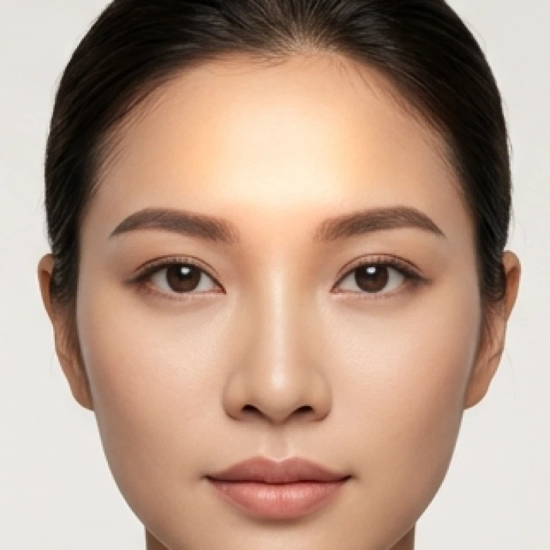 Vị trí cung Quan Lộc nằm ở chính giữa vầng trán kéo dài từ chân tóc xuống ấn đường