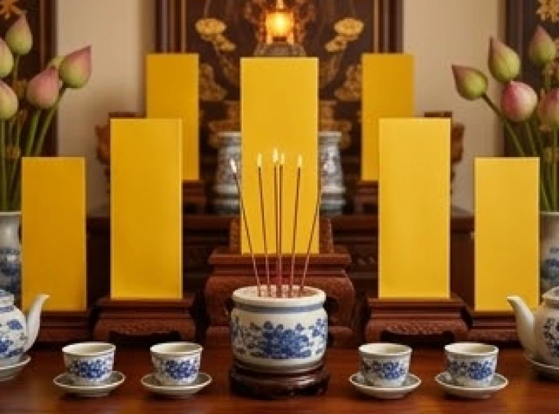 Bàn thờ cúng sao giải hạn tử vi tuổi bính thìn 1976 năm 2027 chuẩn bị cho năm mới