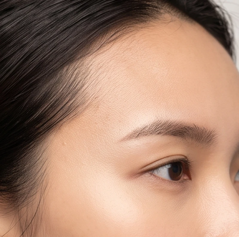 Hai góc viền chân tóc phía trên đuôi lông mày nhô cao và sáng sủa biểu thị cho một Cung Thiên Di rộng mở