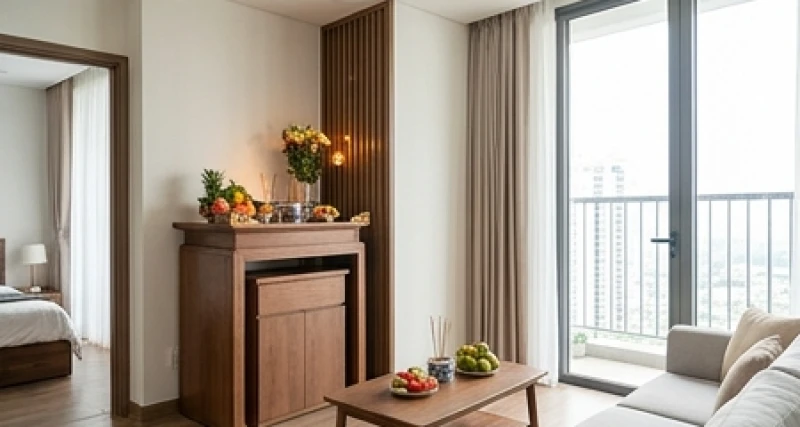 Văn khấn Thổ Công mùng 1 Tết: Bài cúng chuẩn và cách xưng thỉnh 5 Góc thờ cúng nhỏ gọn thanh tịnh trong một căn hộ chung cư hiện đại với nhang khói nghi ngút