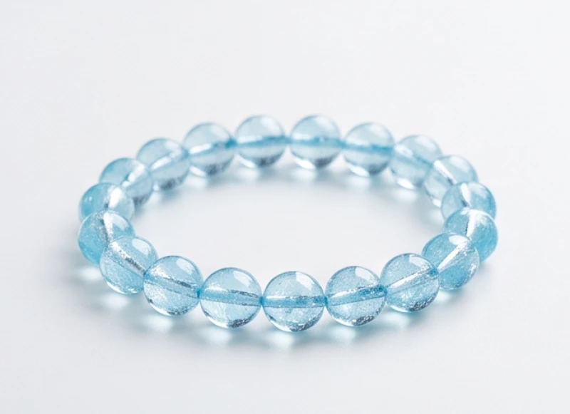 Vật phẩm phong thủy cho tuổi Ngọ: Khoảng giá và hướng bài trí 6 Chuỗi hạt đá aquamarine màu xanh nước biển trong trẻo thanh lọc áp lực tinh thần