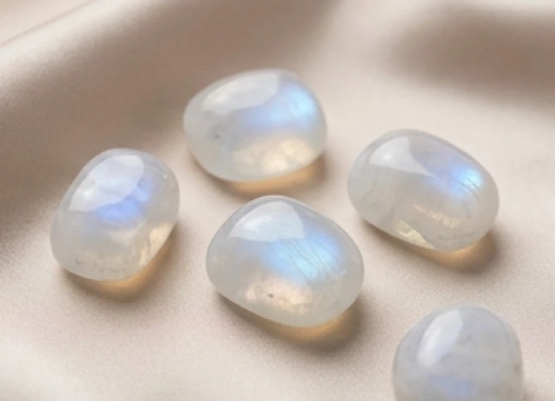Tuổi Thìn hợp đá gì: Màu bản mệnh, bảng giá & cách thanh tẩy 6 Những viên đá Mặt Trăng Moonstone thiên nhiên tỏa ra ánh sáng trắng xanh đầy huyền ảo