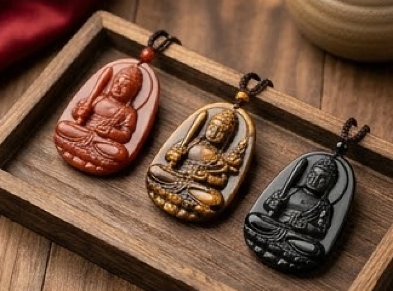 Phật bản mệnh tuổi Dần: Bảng tra màu đá và quy trình tẩy uế 3 Bộ sưu tập các mẫu mặt phật đá tự nhiên với đa dạng màu sắc theo ngũ hành