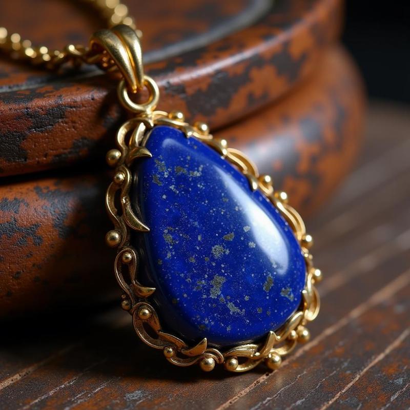 Mặt dây chuyền đá lapis lazuli