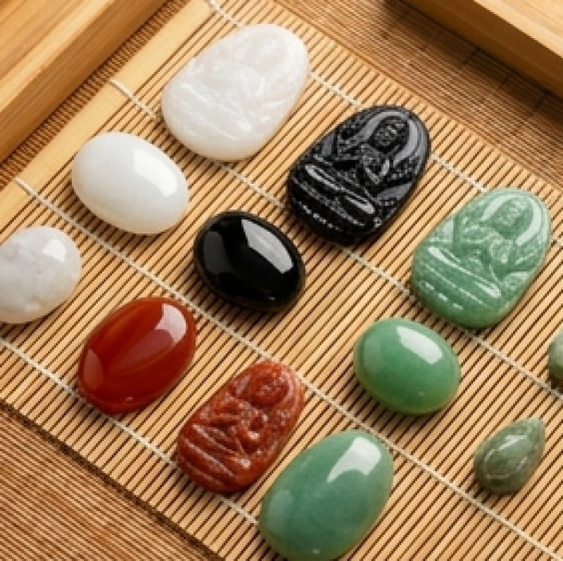 Phật bản mệnh tuổi Tý: Chọn đá hợp mệnh và nghi thức khai quang 4 Nhiều loại đá tự nhiên với các màu sắc đa dạng đại diện cho sự tương sinh trong ngũ hành