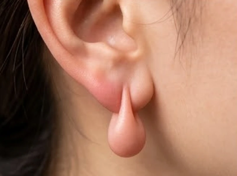 Phần dái tai dày tụ lại và rủ chảy xuống như hình giọt nước đặc trưng của người thành đạt