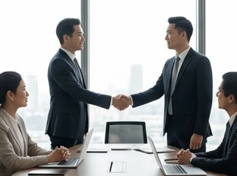 Quản lý cấp trung thể hiện sự quyết đoán và nhạy bén trong buổi đàm phán hợp đồng quan trọng