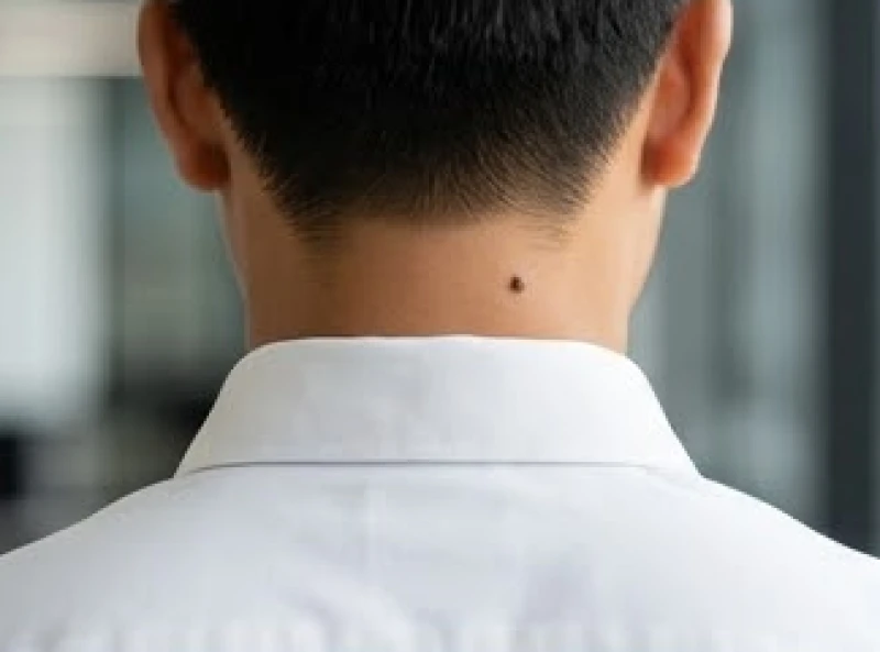 Đàn ông trưởng thành có nốt ruồi sau gáy thể hiện sự kiên định