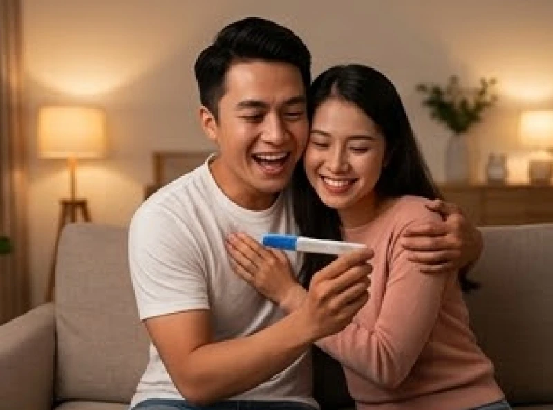 Chàng trai xúc động ôm chặt bạn gái khi nhận được tin vui mang thai từ đối phương