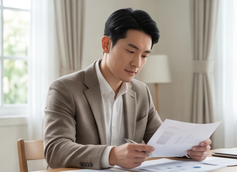 Tướng tai nhỏ: Giải mã vận mệnh nam nữ và cách cải vận 6 Người đàn ông có tướng tai nhỏ đang tập trung làm việc với phong thái điềm tĩnh