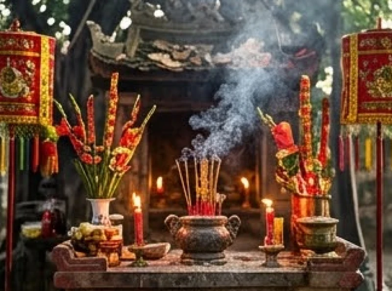 Văn khấn cây đa cổ thụ: Bài cúng chuẩn tâm linh & cách sắm lễ 7 Không gian tâm linh trang nghiêm với khói nhang nghi ngút tại đền miếu linh thiêng