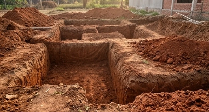 Văn khấn hàn long mạch: Bài cúng chuẩn cho dương trạch và âm phần 1 Khu vực đất đai bị xáo trộn sau quá trình đào móng nhà dẫn đến việc cần làm lễ hàn long mạch