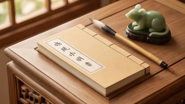 Sổ tử vi phong thủy và bút lông gợi ý cách đặt tên con sinh năm Canh Tý 2020 mệnh Bích Thượng Thổ