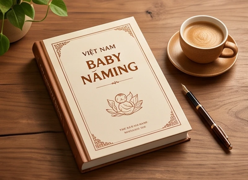 Tuổi Thân hợp sinh con tuổi gì: Bảng đối chiếu cho từng vợ chồng 10 Cuốn sách hướng dẫn đặt tên cho con và chiếc bút mực được đặt ngay ngắn trên chiếc bàn gỗ