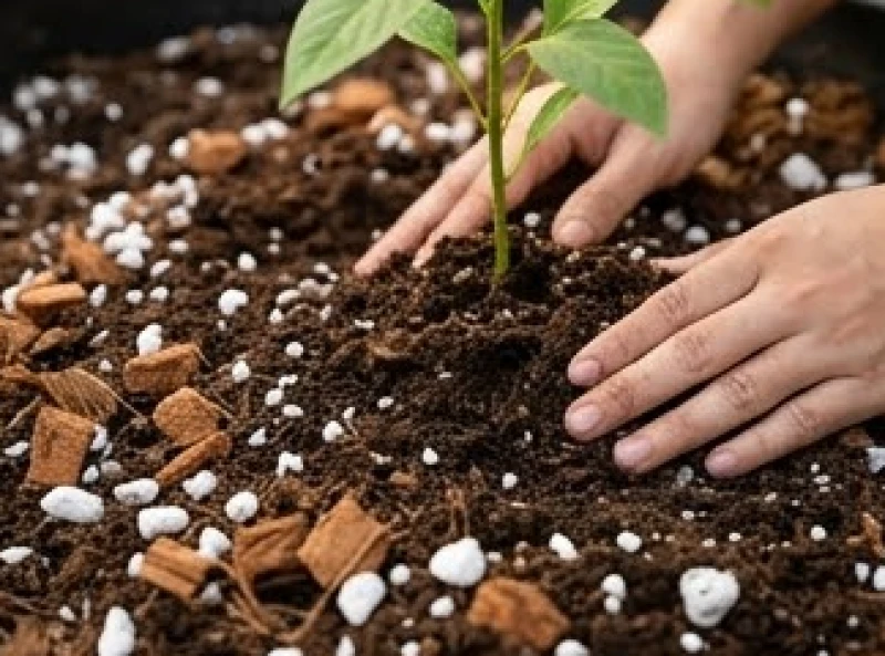 Cây trồng ngoài sân hợp tuổi Dần: phân khu và cây bóng mát 10 Hỗn hợp đất trồng cây ngoại thất trộn lẫn mụn dừa và đá perlite tơi xốp