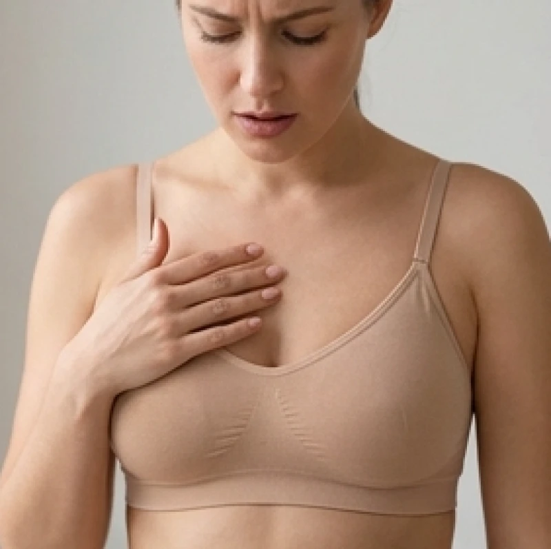 Mặc áo lót chất liệu cotton mềm mại tránh cọ xát vào nốt ruồi