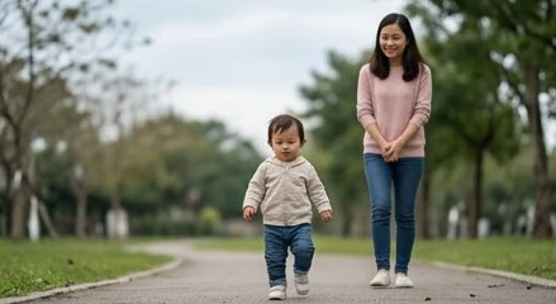 Mơ thấy sét đánh người thân: Giải mã theo vai vế & số tài lộc 4 Phụ huynh mỉm cười đứng từ xa quan sát con trẻ tự tin bước đi và khám phá thế giới xung quanh