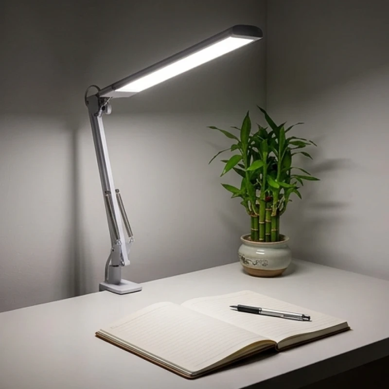 Hướng bàn học hợp tuổi Sửu: tọa độ Văn Xương và cách hóa giải 13 Đèn LED kẹp bàn quang phổ rộng cung cấp ánh sáng cho góc phòng tối