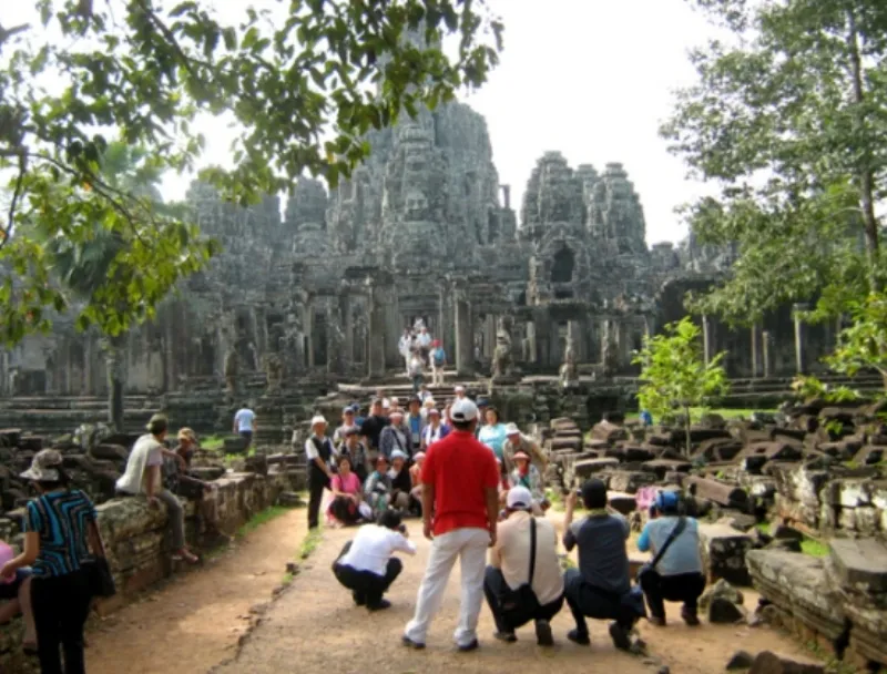 Đền Bayon ngày nay. (Colnav Nguyen)