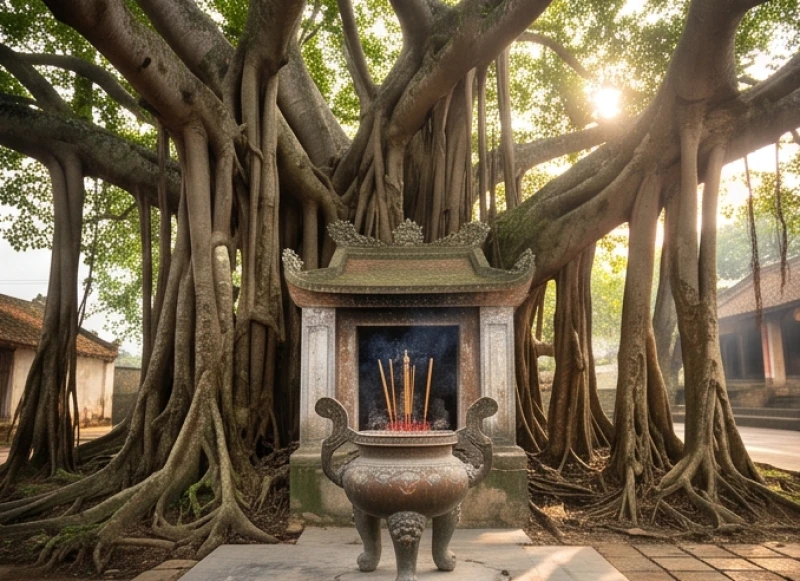 Văn khấn Bà Chúa Năm Phương: Bài cúng chuẩn và cách sắm lễ 2 Không gian linh thiêng với kiến trúc truyền thống tại đền thờ Chúa Năm Phương ở Hải Phòng