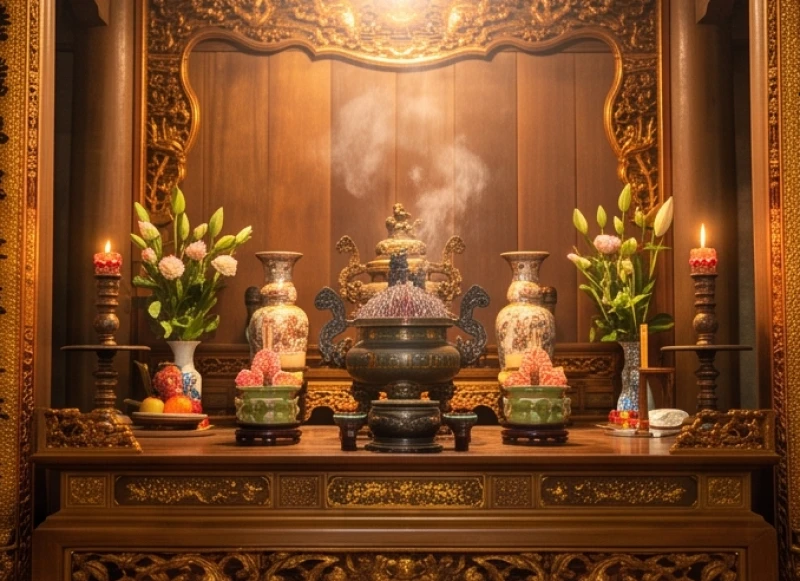 Văn khấn Quốc Mẫu Tây Thiên: Bài khấn chuẩn & Lộ trình dâng lễ 3 Không gian thờ cúng trang nghiêm tưởng nhớ công đức của Quốc Mẫu Lăng Thị Tiêu