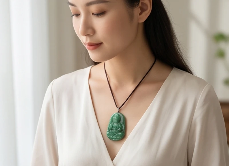 Nữ giới đeo mặt dây chuyền Phật Phổ Hiền Bồ Tát mang lại cảm giác bình an và tĩnh tại