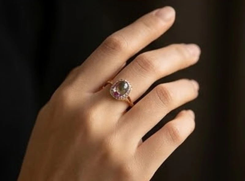 Nhẫn phong thủy tuổi Mùi: Chọn ngón đeo và màu đá chiêu tài 9 Bàn tay nam đeo nhẫn phong thủy ở ngón giữa giúp giữ tài lộc ổn định