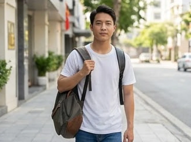 Thói quen đeo túi xách nặng ở một bên vai liên tục là nguyên nhân cơ học gây ra tình trạng mất cân bằng