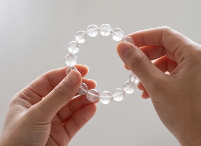Tuổi Thân hợp đá gì: Bảng màu 5 bản mệnh và cách tẩy uế 10 Kiểm tra độ mát lạnh tự nhiên và các đường vân mây mù của chiếc vòng tay thạch anh thật