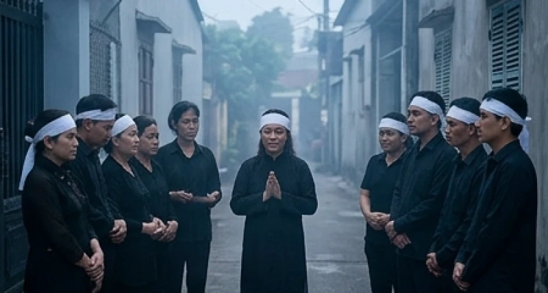 Mơ thấy hàng xóm: Ý nghĩa tâm linh, điềm báo & con số may mắn 5 Đám tang truyền thống được tổ chức trang nghiêm tại một con phố nhỏ tĩnh lặng