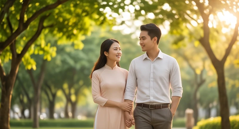 Tình duyên tuổi Mùi năm 2026: Chi tiết từng tuổi và lịch cưới 3 Cặp đôi đi dạo thong thả dưới hàng cây xanh mát để cân bằng lại cảm xúc sau những giờ phút căng thẳng