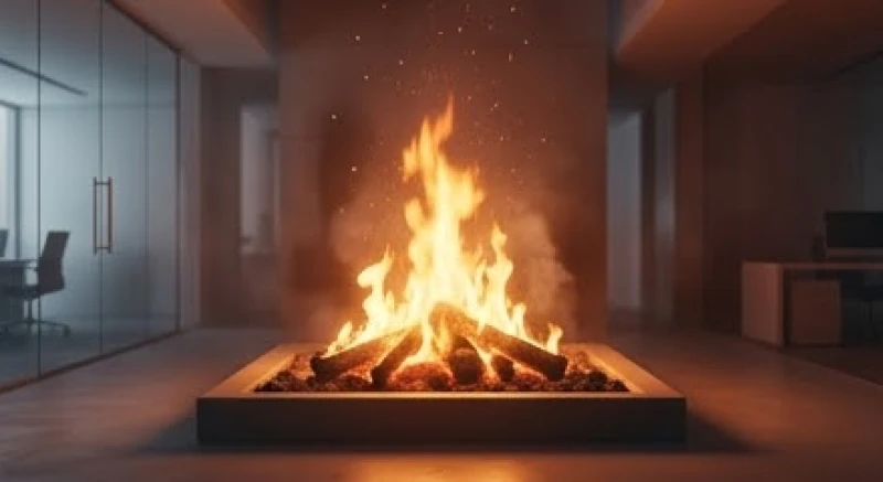 Ngọn lửa ấm áp chiếu sáng rực rỡ tượng trưng cho sự thanh lọc và khởi đầu mới trong sự nghiệp