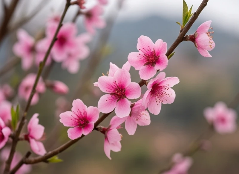 Mơ thấy ngày Tết: Điềm báo từng tình huống và con số may mắn 3 Cành đào rừng Tây Bắc nở rộ rực rỡ tượng trưng cho điềm lành đầu năm
