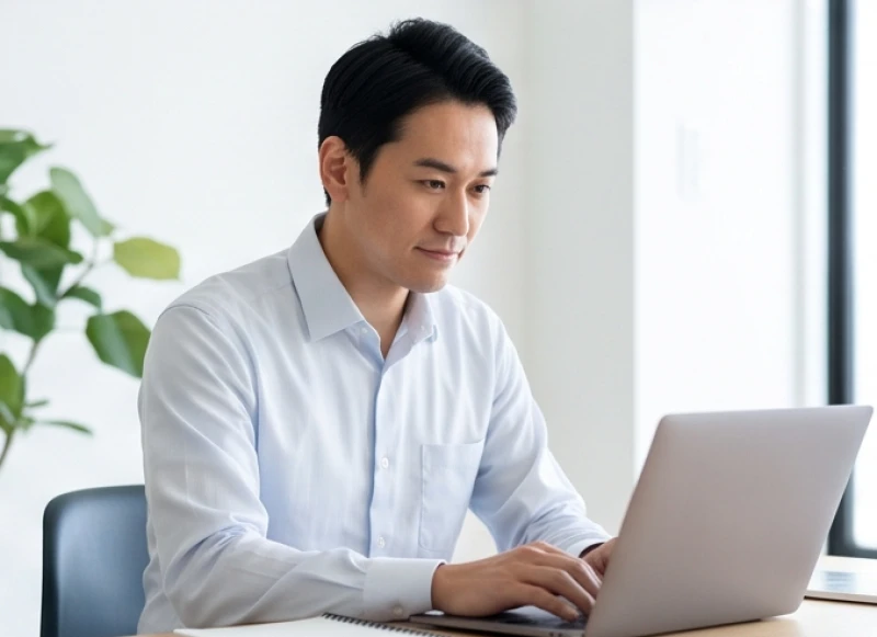 Má trái giật là điềm gì? Ý nghĩa tâm linh nam nữ và y khoa 6 Nam giới tập trung làm việc trước máy tính, đối mặt với những thách thức và cơ hội thăng tiến sự nghiệp.