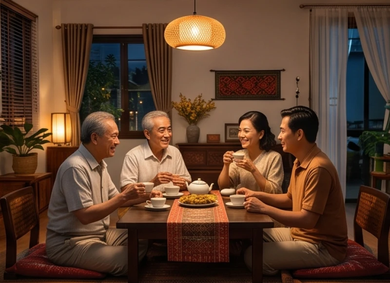 Mặc áo trái là điềm gì: Giải mã 12 khung giờ & cách xử lý 6 Bữa tối ấm áp và bình yên bên gia đình đem lại sự thư thái tinh thần