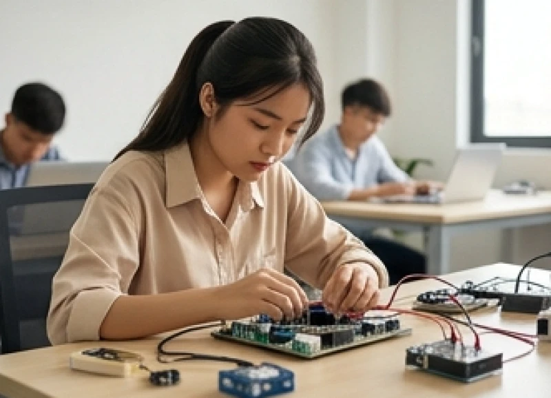 Tuổi Thìn hợp nghề gì: Định hướng sự nghiệp và chức danh cụ thể 9 Học sinh tuổi Nhâm Thìn đang rèn luyện tư duy logic thông qua các khóa học khoa học máy tính