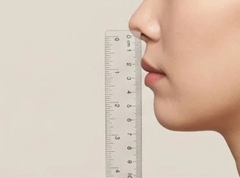 Cách tự đo góc nghiêng khuôn mặt bằng thước thẳng để xác định tiêu chuẩn của đường thẩm mỹ E-line
