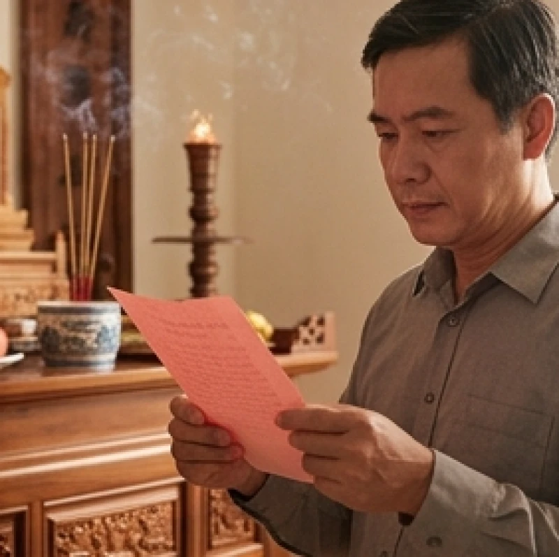 Văn khấn hết tang mẹ: Bài cúng chuẩn xưng Hiển tỷ và nghi thức 7 Người chủ lễ trang nghiêm chắp tay đọc bài văn khấn hết tang mẹ xưng danh Hiển tỷ