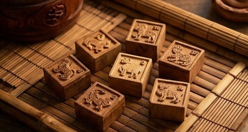 Mơ thấy đánh đề: Giải mã điềm báo và tra cứu sổ mơ chuẩn xác 4 Các thẻ gỗ khắc ký hiệu dân gian dùng để đối chiếu ý nghĩa giấc mộng
