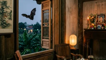 Hình ảnh dơi đen bay vào nhà là điềm gì trong phong thủy và cách xử lý an toàn cho gia đình
