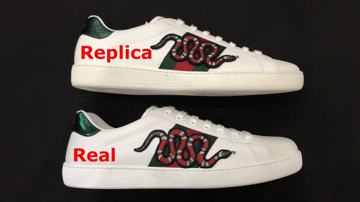 MR Checker kỳ 4: Làm sao để phân biệt giày sneaker Gucci rắn Real và  Replica? - Kicks Galeria