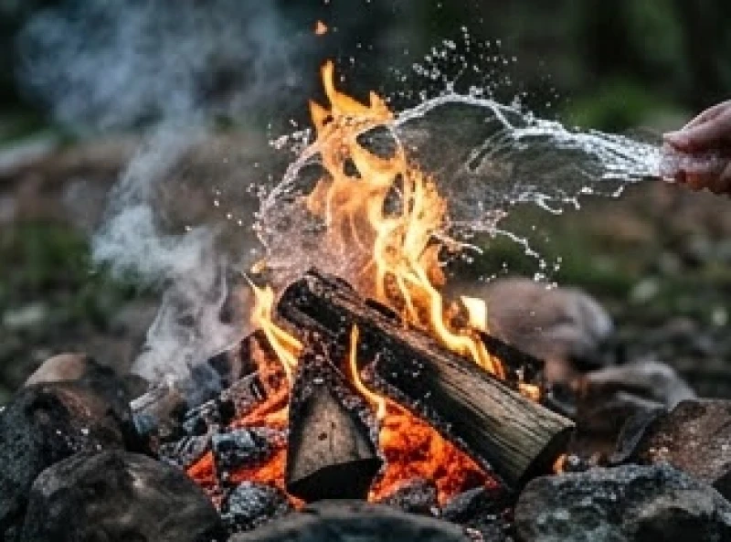 Hành động hất đất hoặc dội nước để dập tắt lửa thể hiện sự nhẫn nhịn và khả năng làm chủ cảm xúc