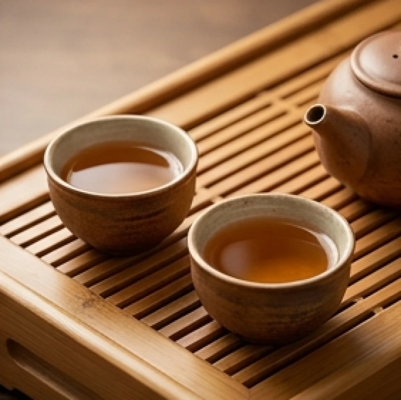 Tách trà ấm nóng trên bàn làm việc tượng trưng cho sự hợp tác kinh doanh thuận lợi
