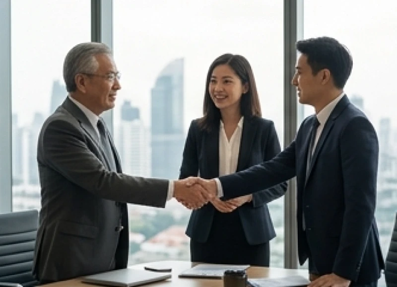 Tuổi Dần hợp nghề gì: Bảng tra cứu đối chiếu theo Can Chi 9 Đội ngũ đối tác kinh doanh thảo luận chiến lược phát triển tại phòng họp