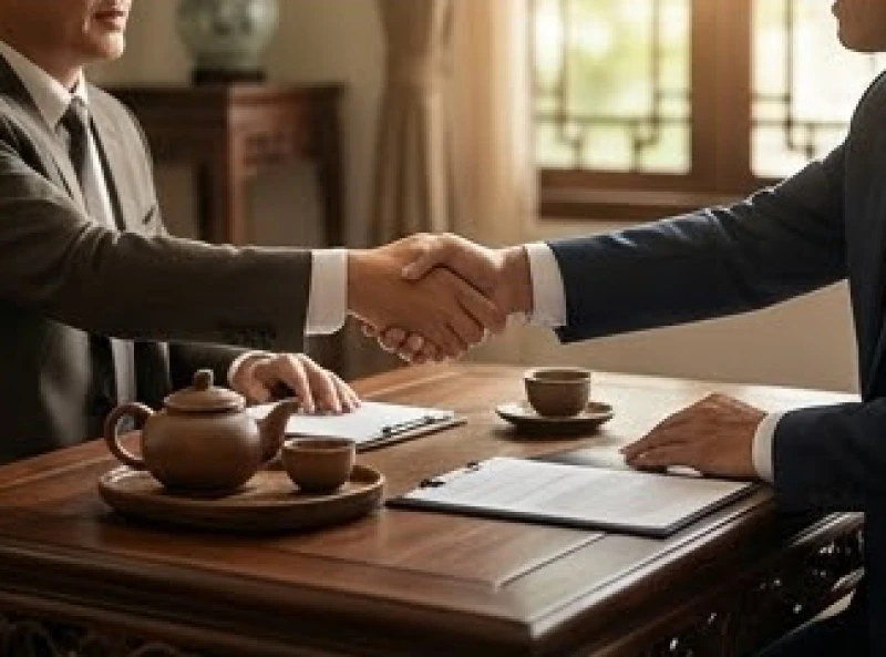 Cuộc gặp gỡ hợp tác kinh doanh thuận lợi giữa những người mang tuổi tam hợp
