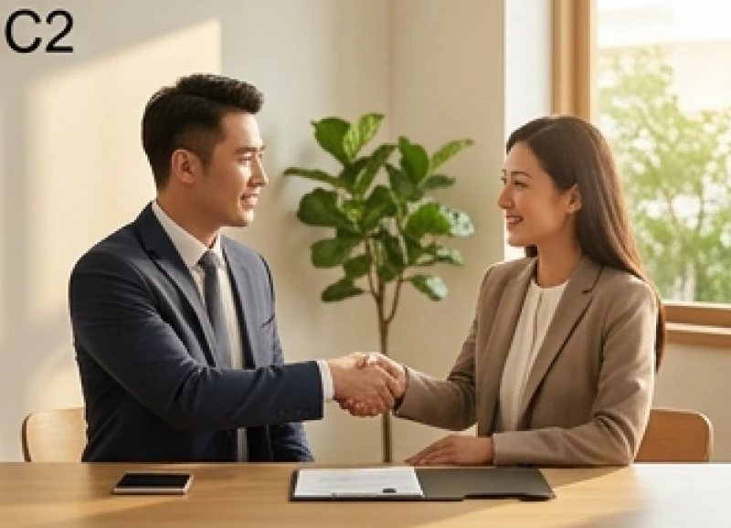 Tuổi Dần hợp tuổi nào: Bảng tra cứu hợp tác, kết hôn và xông đất 1 Hai doanh nhân đang bắt tay hợp tác làm ăn với năng lượng phong thủy tích cực