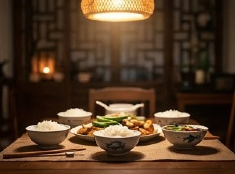 Sao Hạn Tuổi Thìn Năm 2026: Chi Tiết Mâm Cúng Và Văn Khấn 5 Bữa cơm gia đình ấm cúng đong đầy niềm vui, minh chứng cho gia đạo êm ấm nhờ sao Mộc Đức