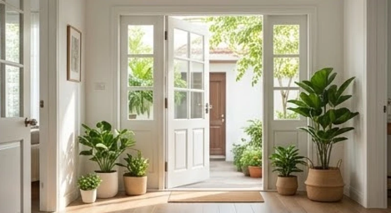 Mơ thấy chó có bầu: Điềm hung cát & số may mắn theo bối cảnh 5 Không gian lối vào nhà cửa được quét dọn sạch sẽ và sáng sủa nhằm thu hút nguồn năng lượng mới hóa giải vận xui