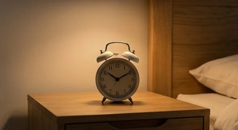 Thằn lằn ị lên người là điềm gì: Ý nghĩa vị trí & cách giải xui 6 Chiếc đồng hồ báo thức đặt trên bàn cạnh giường ngủ vào ban đêm trong không gian yên tĩnh